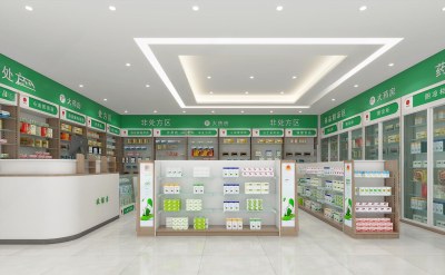 现代药店3D模型下载